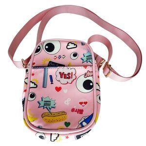 Like Dreams Women Crossbody Bag Pink Funky Pop Art To Wear